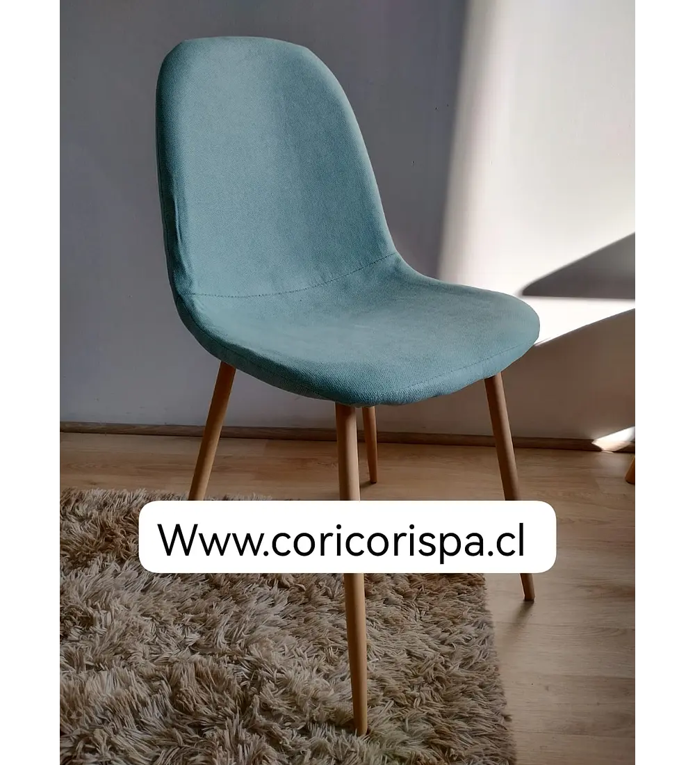 Silla Scoop Lino Wood
