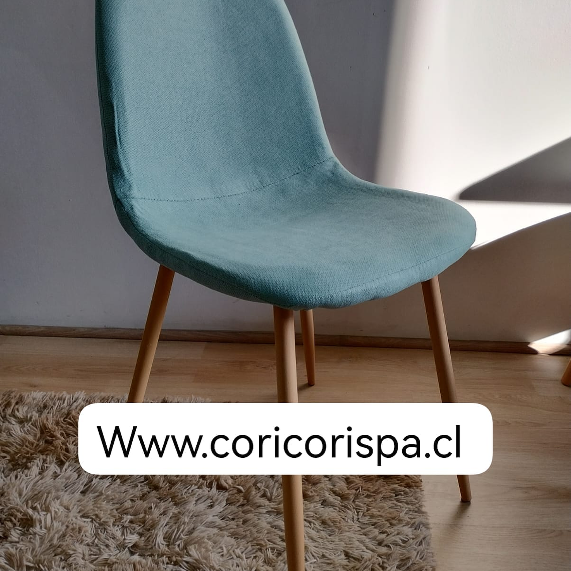 Silla Scoop Lino Wood 14