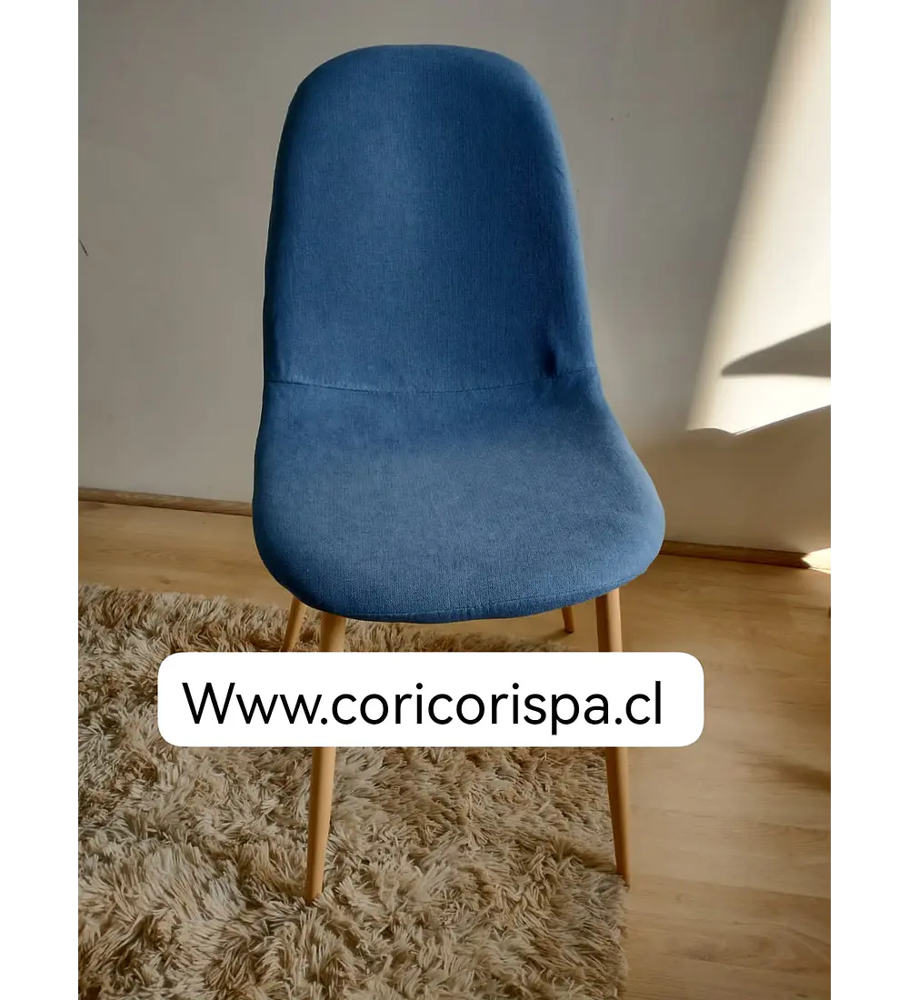 Silla Scoop Lino Wood