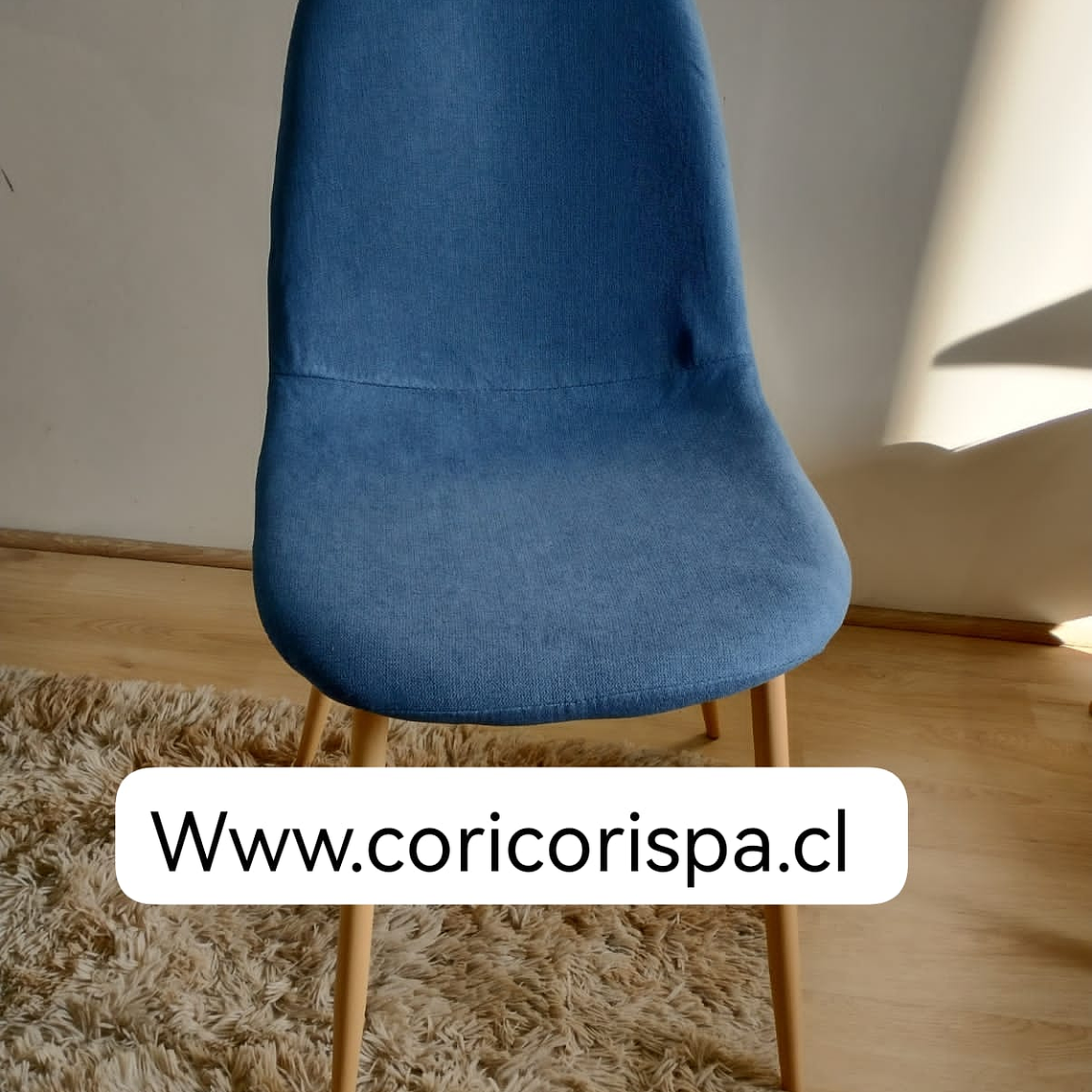 Silla Scoop Lino Wood 15