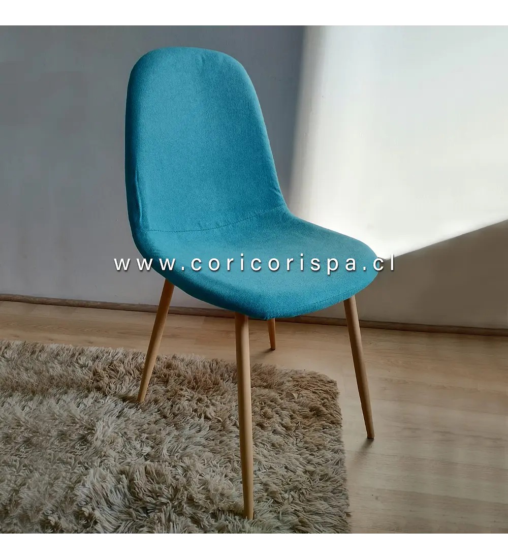Silla Scoop Lino Wood
