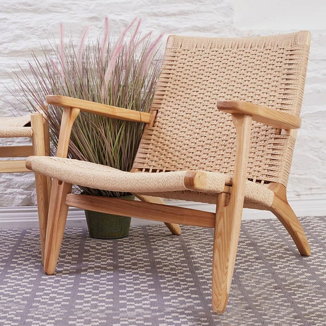 Butaca Sitial Danesa Wegner - Madera 1