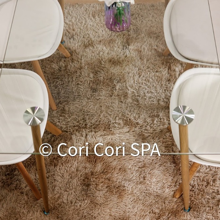 Comedor Rubi 120x80cms + 6 Sillas Tulip 14