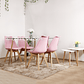 Comedor Rubi 120x80cms + 6 Sillas Tulip - Miniatura 6
