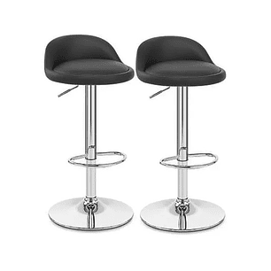 Pack 2 Taburetes Piso Bar Acolchado