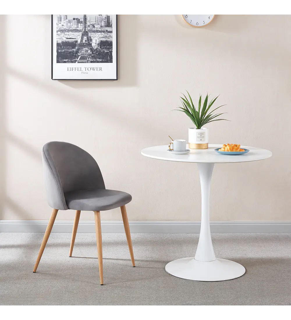 Silla Nordica Bread - Gris
