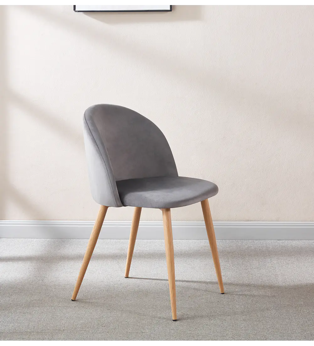 Silla Nordica Bread - Gris