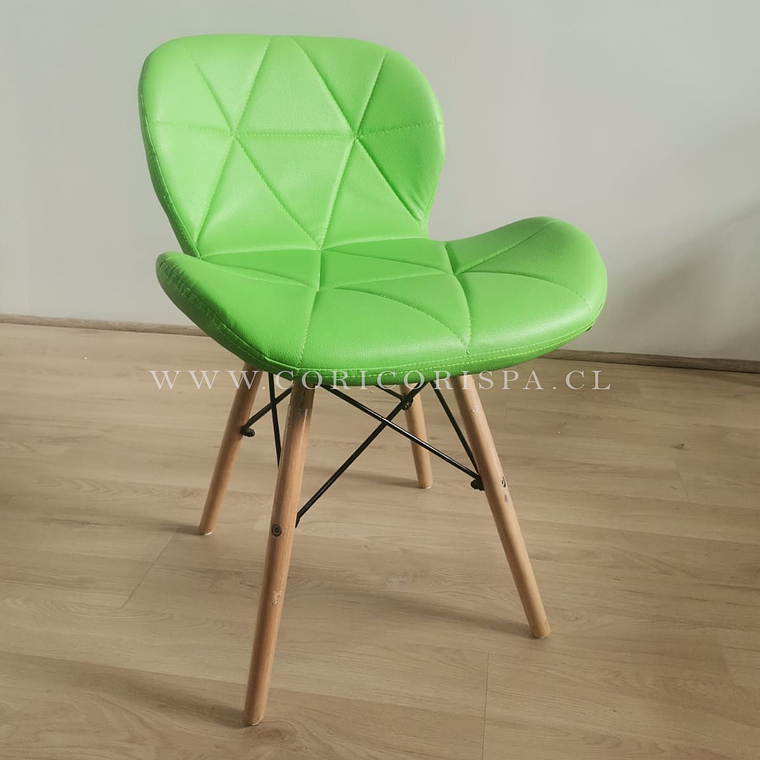 Comedor Madrid 140x80cms  + 4 Sillas Eames Mariposa Ecocuero 5