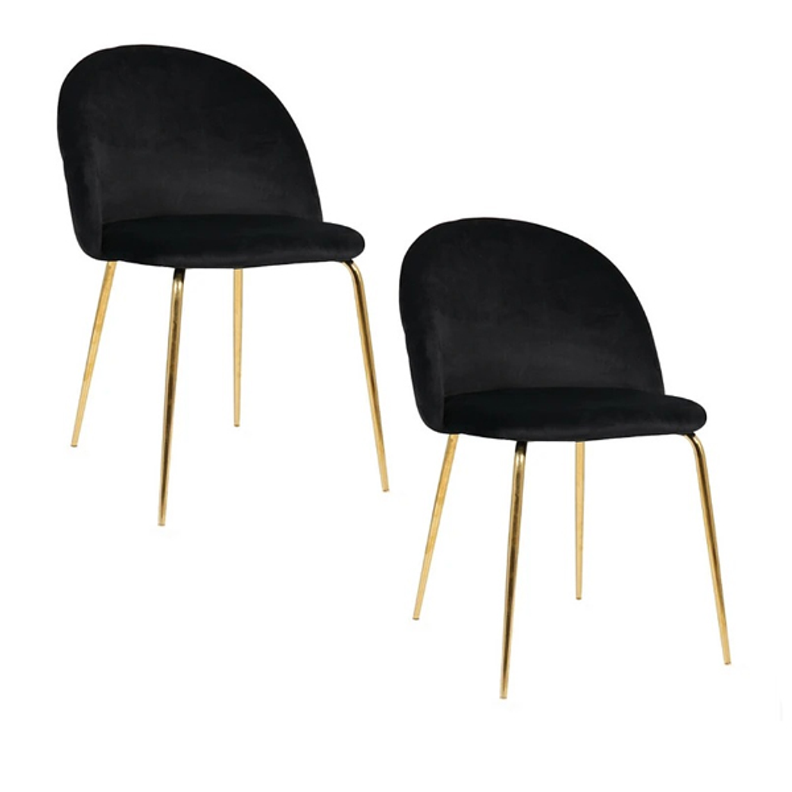 Pack 2 Silla Bread Velvet Gold 3