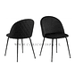 Comedor Warwick 100cms + Sillas Black Velvet Fine - Miniatura 3