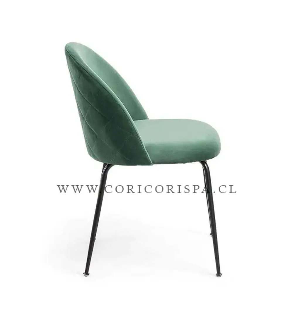 Comedor Warwick 100cms + Sillas Black Velvet Fine