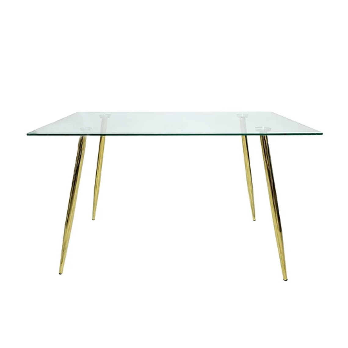 Mesa de Vidrio Rubi Gold 130x80cm 2