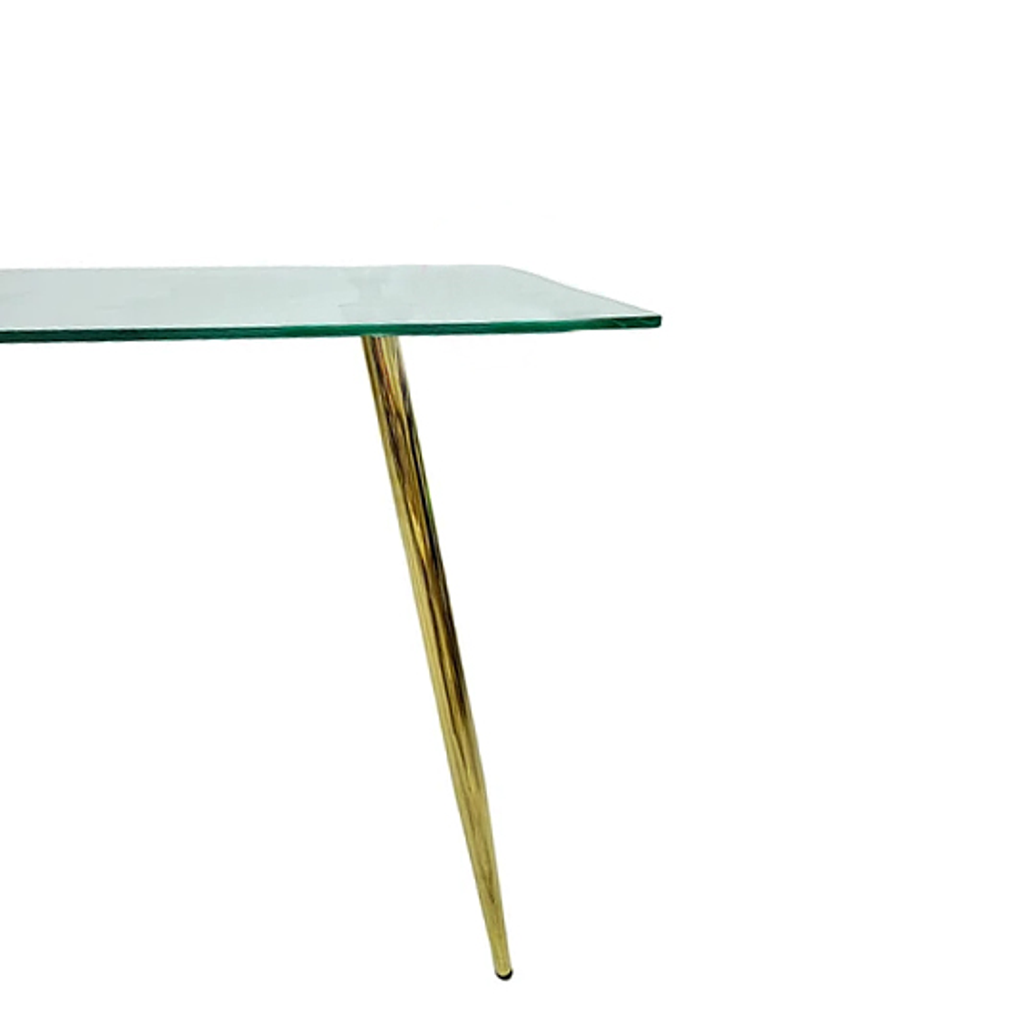 Mesa de Vidrio Rubi Gold 130x80cm 4