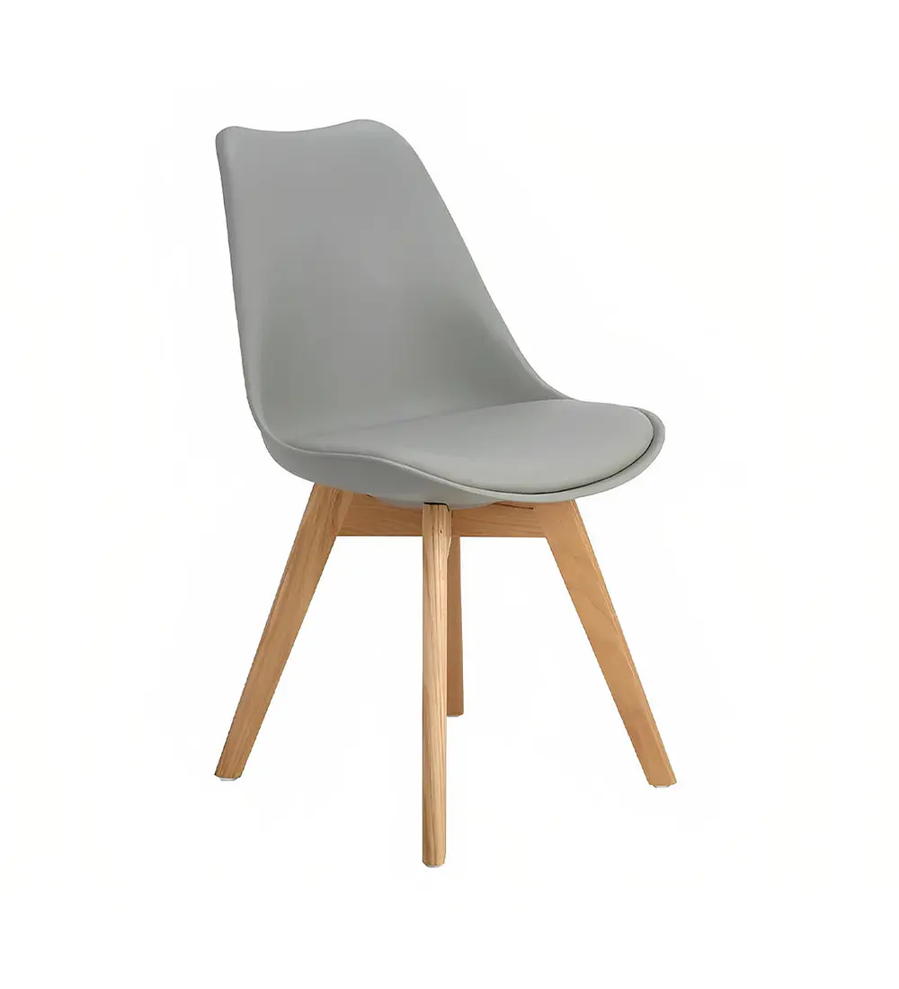 Comedor Mesa Wood 100cm + 4 Sillas Tulip  