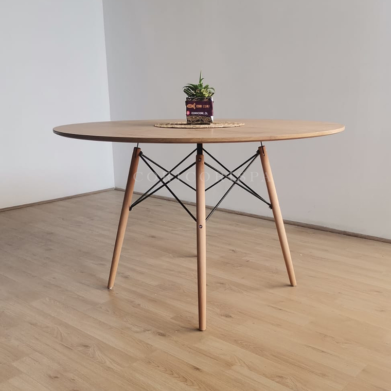 Comedor Mesa Wood 100cm + 4 Sillas Tulip   16