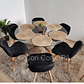 Comedor Warwick 120Cms + 6 Sillas Mariposa Velvet - Miniatura 3