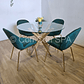 Comedor Warwick 120cm + 4 Sillas Beetle - Miniatura 2