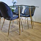 Comedor Rubi Gold 160x80cms + 4 Sillas Beetle - Miniatura 18