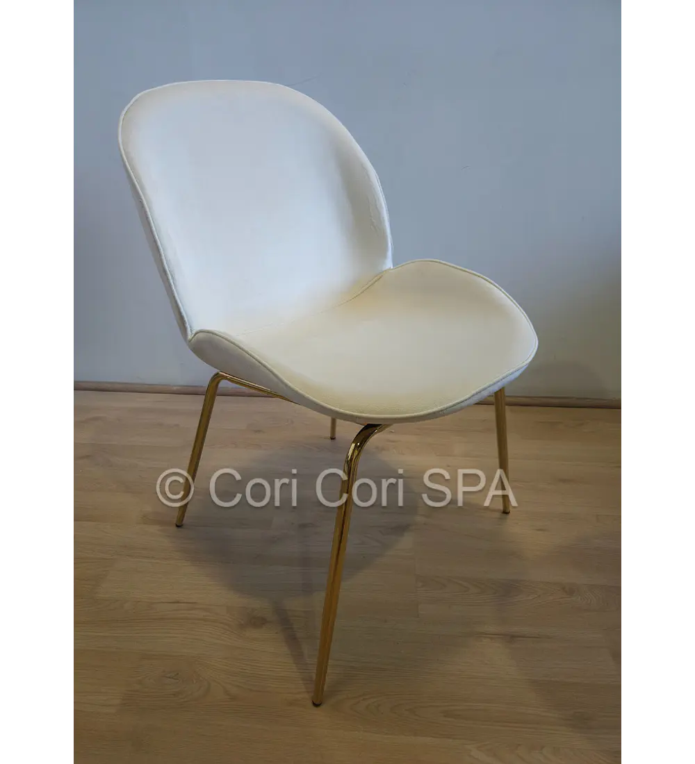 Comedor Rubi Gold 160x80cms + 4 Sillas Beetle