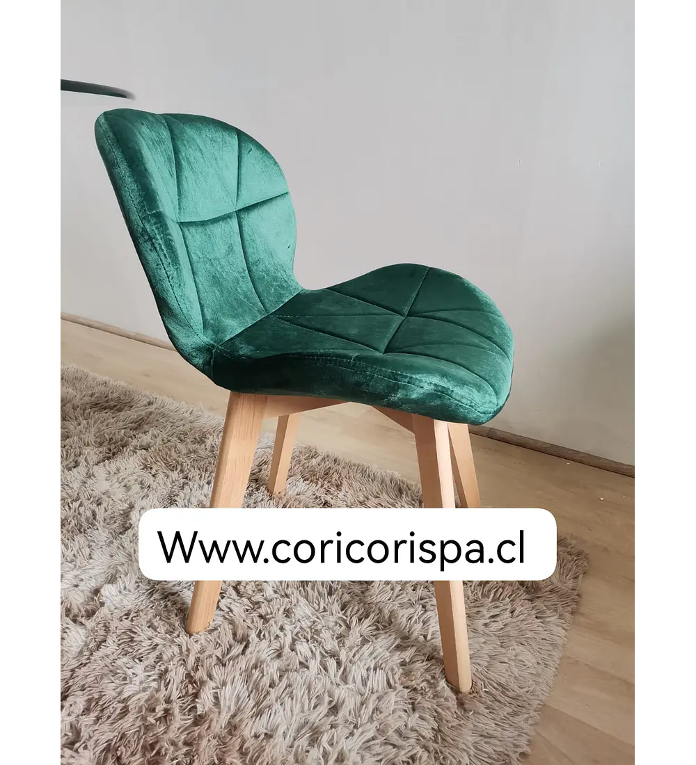 Comedor Rubi Gold Cuadrada 80x80cms + 2 Sillas Mariposa Velvet