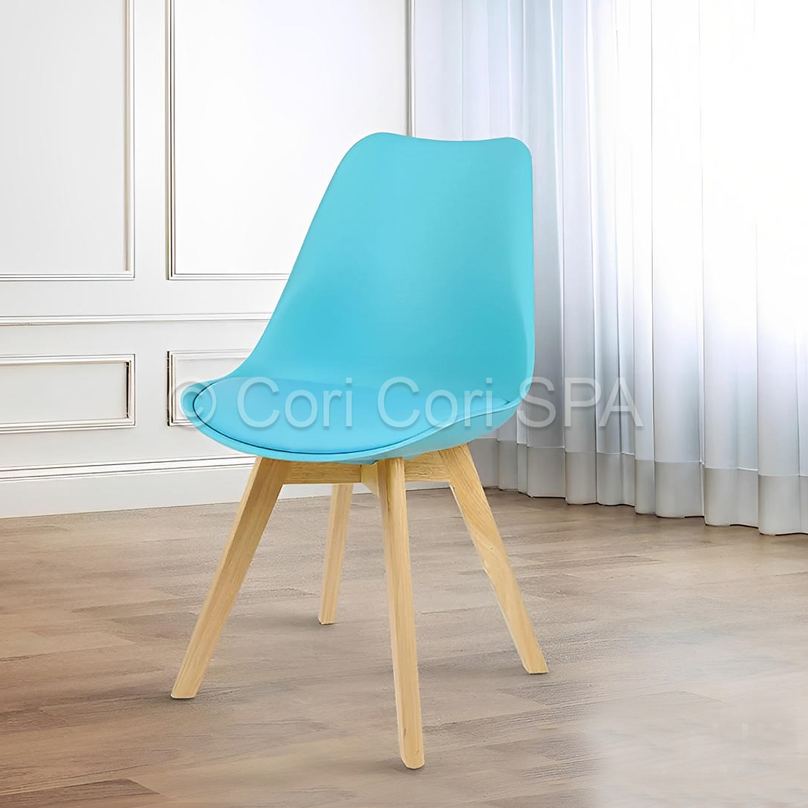  Mesa Crox 140 x 80cms +  6 Sillas Tulip 7