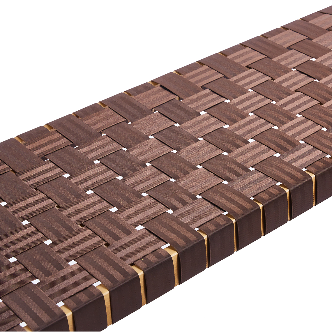 Banqueta Austral 120cm - Cinta Tejida de Nailon café 3