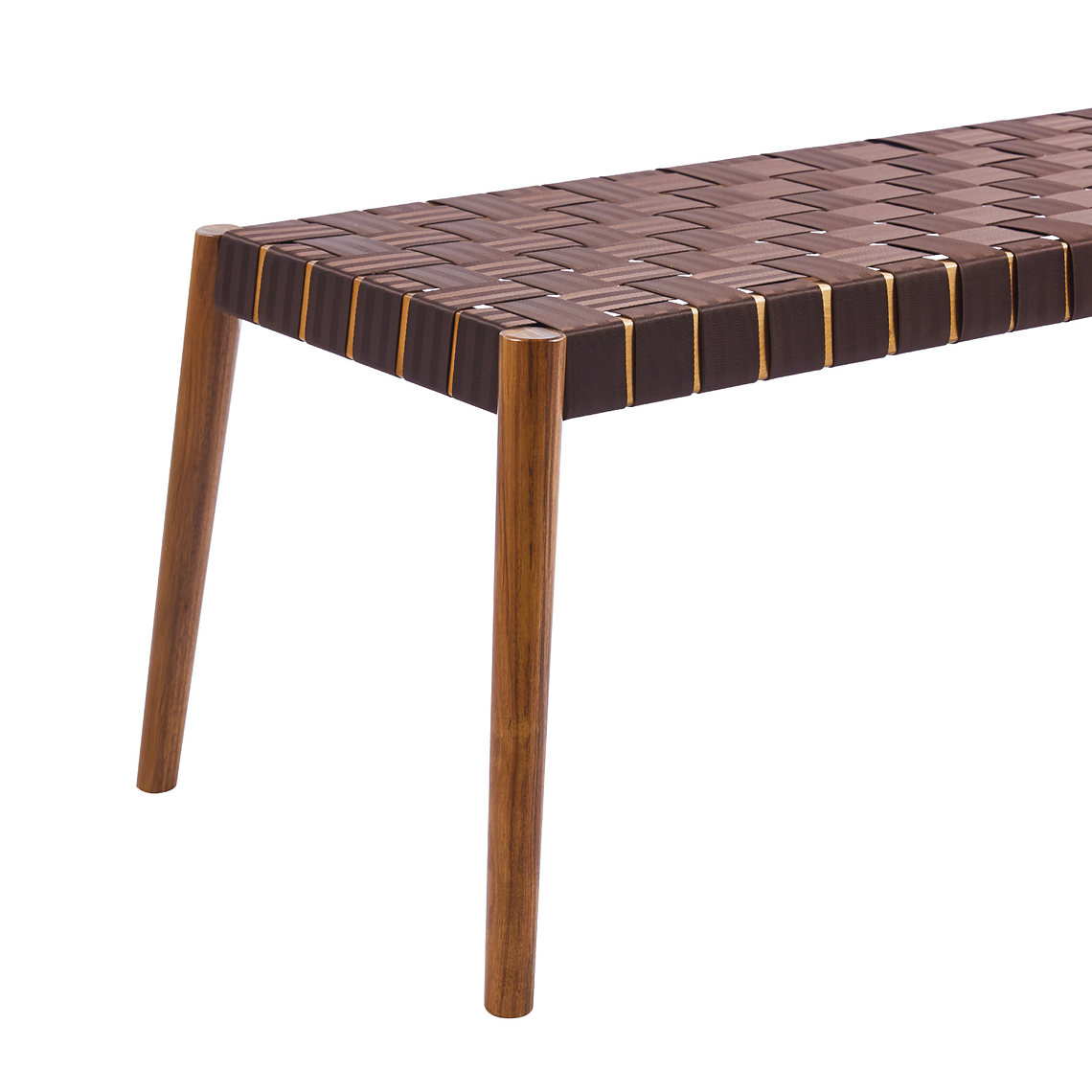 Banqueta Austral 120cm - Cinta Tejida de Nailon café 4