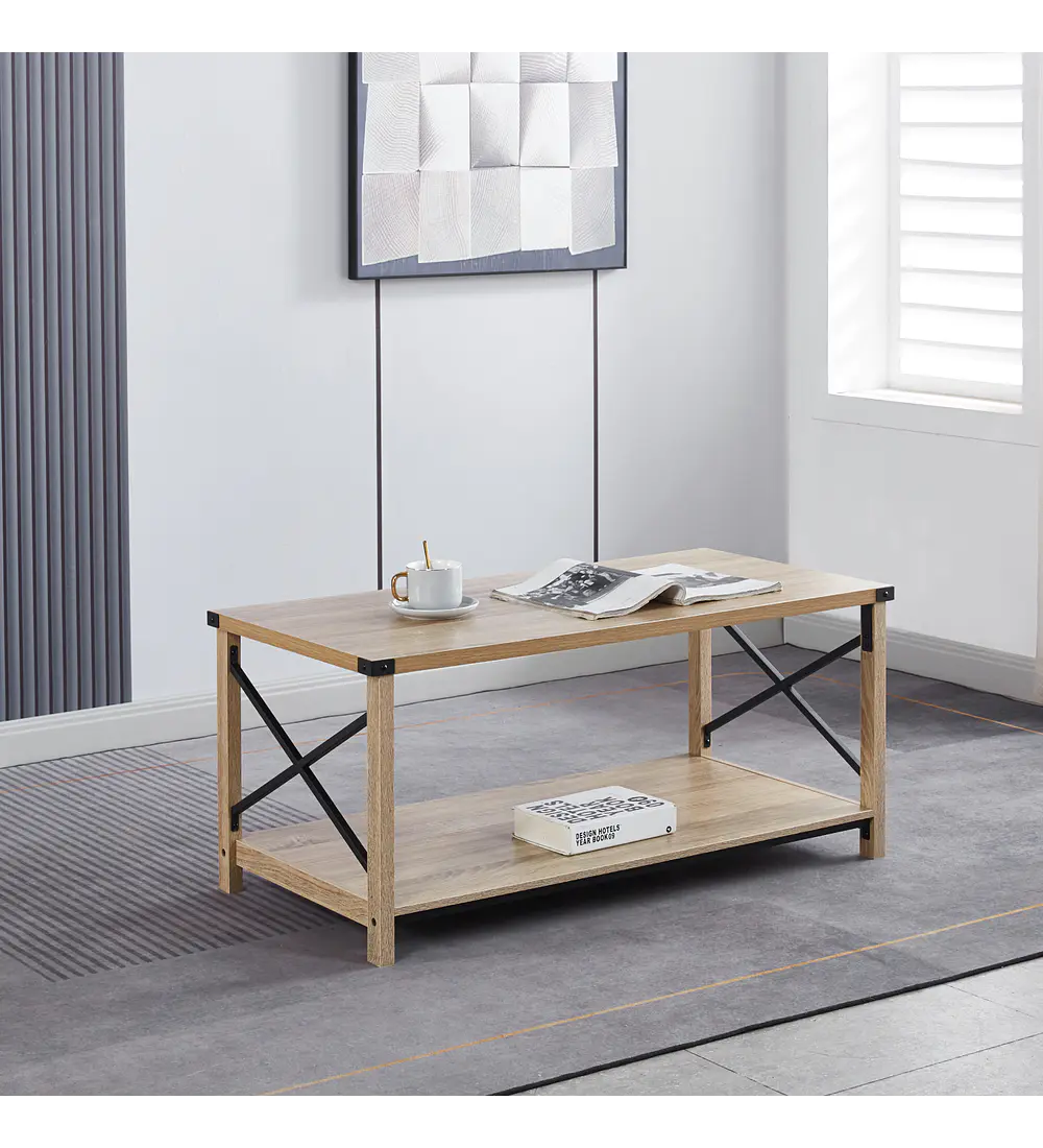 Mesa de Centro Cross - Madera