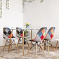 Comedor Rubi 130x80cm + 4 Sillas Patchwork  - Miniatura 1