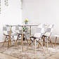 Comedor Rubi 130x80cm + 4 Sillas Patchwork  - Miniatura 4
