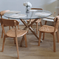 Comedor Warwick 120cm + 4 Sillas Fresno Madera - Miniatura 1