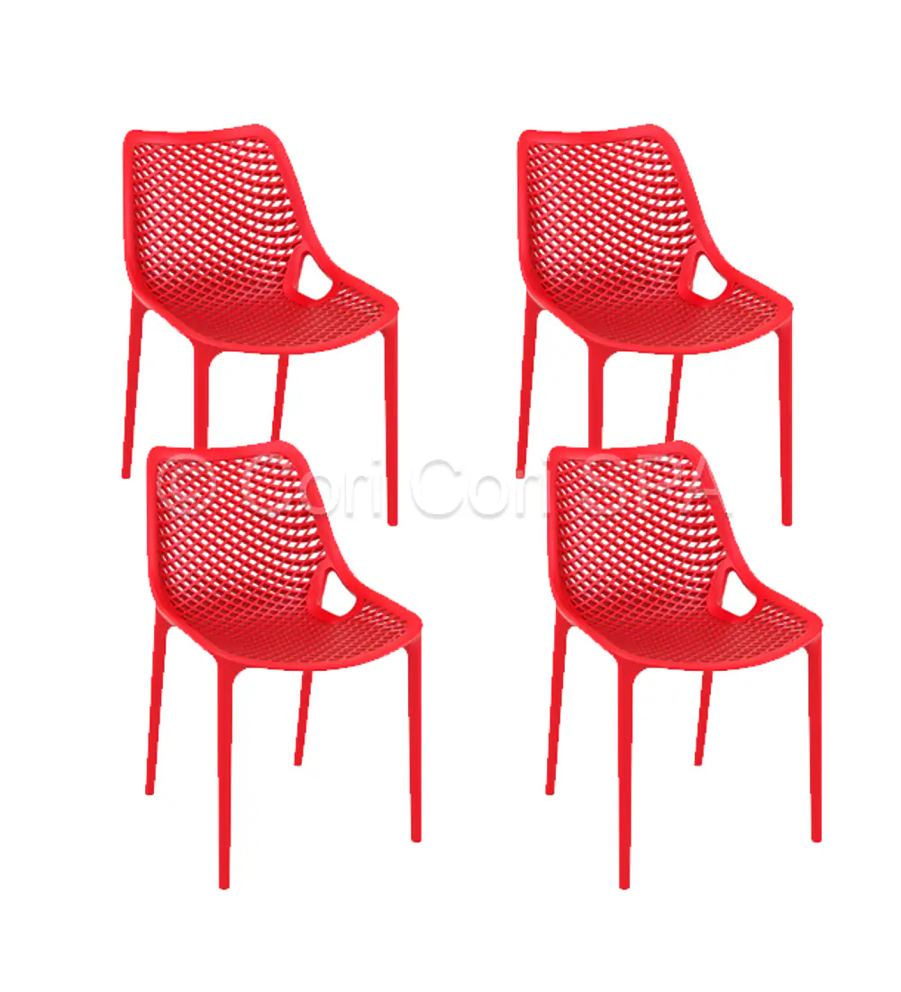 Pack 4 Sillas de Terraza Air Berlín