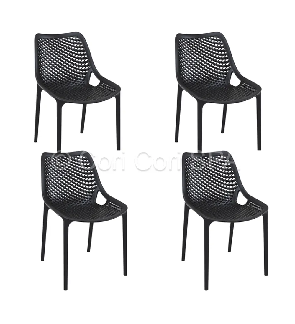 Pack 4 Sillas de Terraza Air Berlín