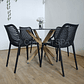 Comedor Warwick 120cms + 4 sillas Air Berlin  - Miniatura 1