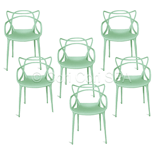 Pack 6 Sillas Master