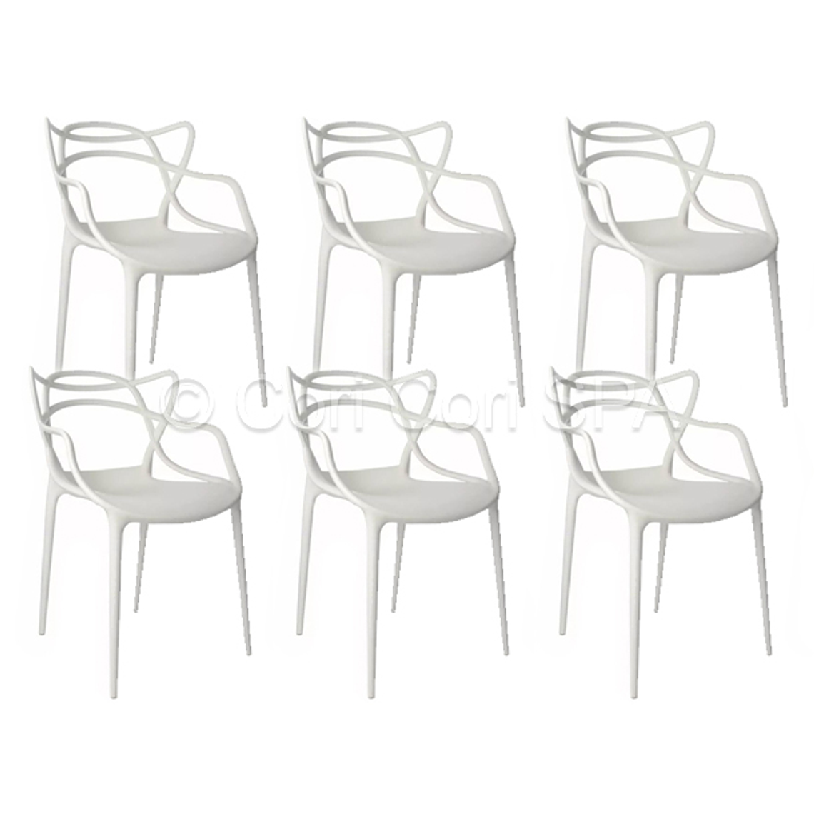 Pack 6 Sillas Master 5