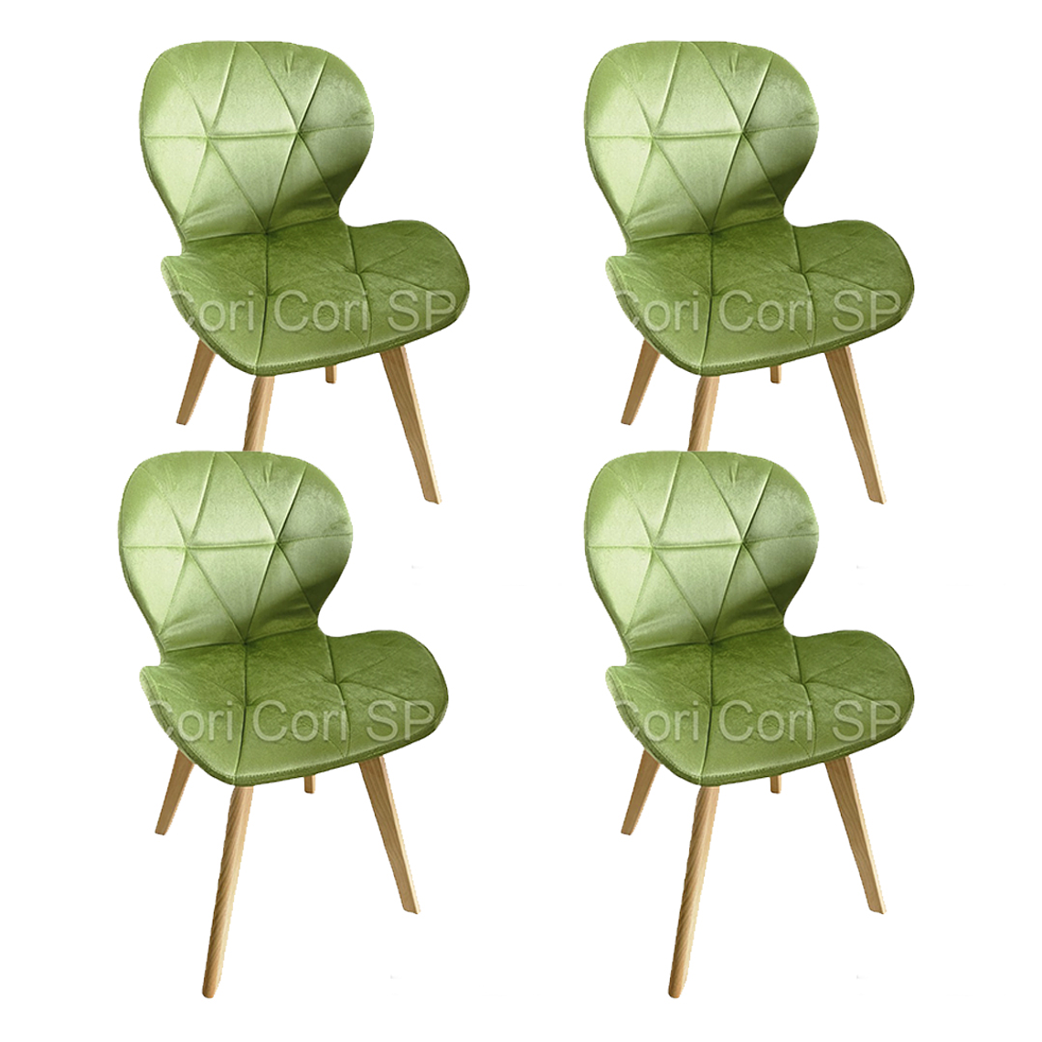 Pack 4 Sillas Mariposa Velvet  4