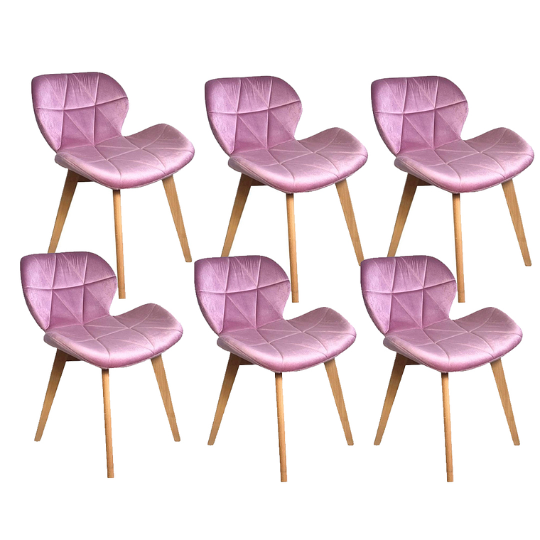 Pack 6 Sillas Mariposa Velvet 7