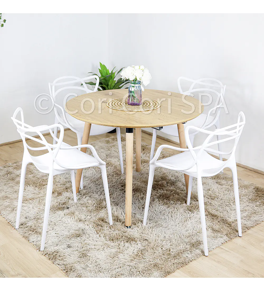 Comedor Mesa Expandible (100 - 180cms) + Sillas Master