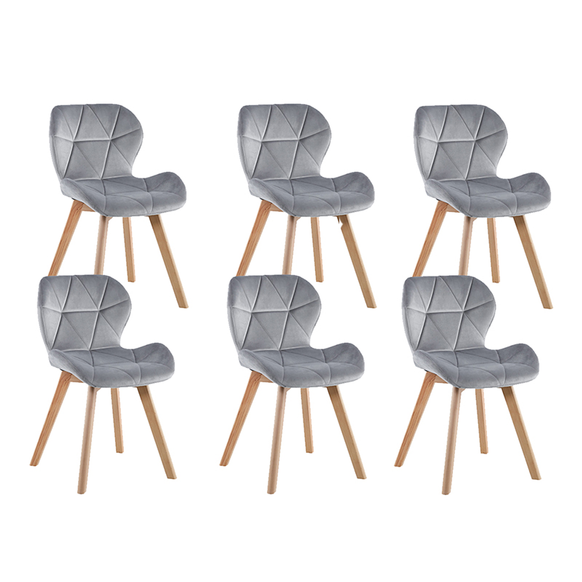 Pack 6 Sillas Mariposa Velvet 6