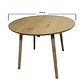 Comedor Mesa Expandible (100 - 180cms) + 4 Silla Eames Mariposa Ecocuero - Miniatura 14