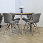 Comedor Mesa Expandible (100 - 180cms) + 4 Silla Eames Mariposa Ecocuero - Miniatura 8
