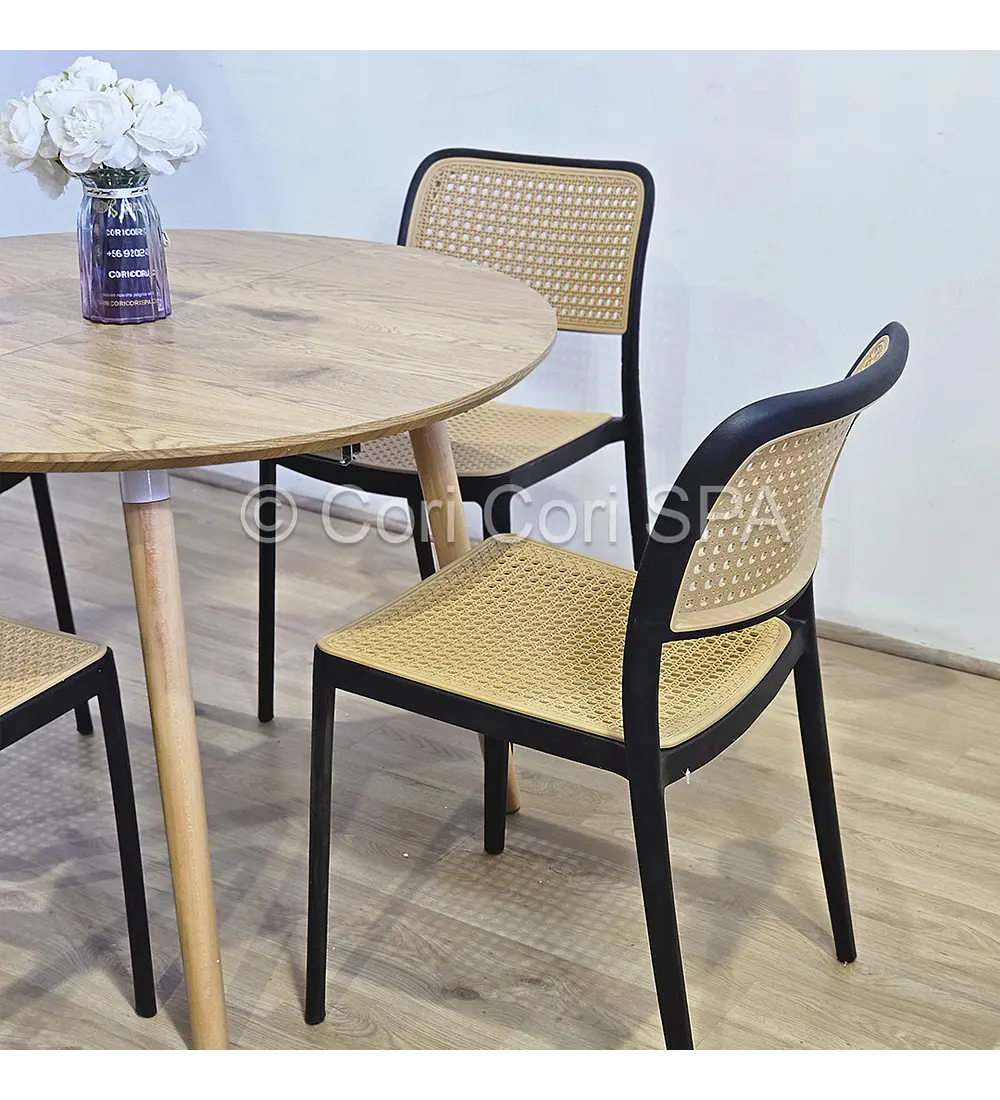 Comedor Mesa Expandible (100 - 180cms) + Sillas Delta