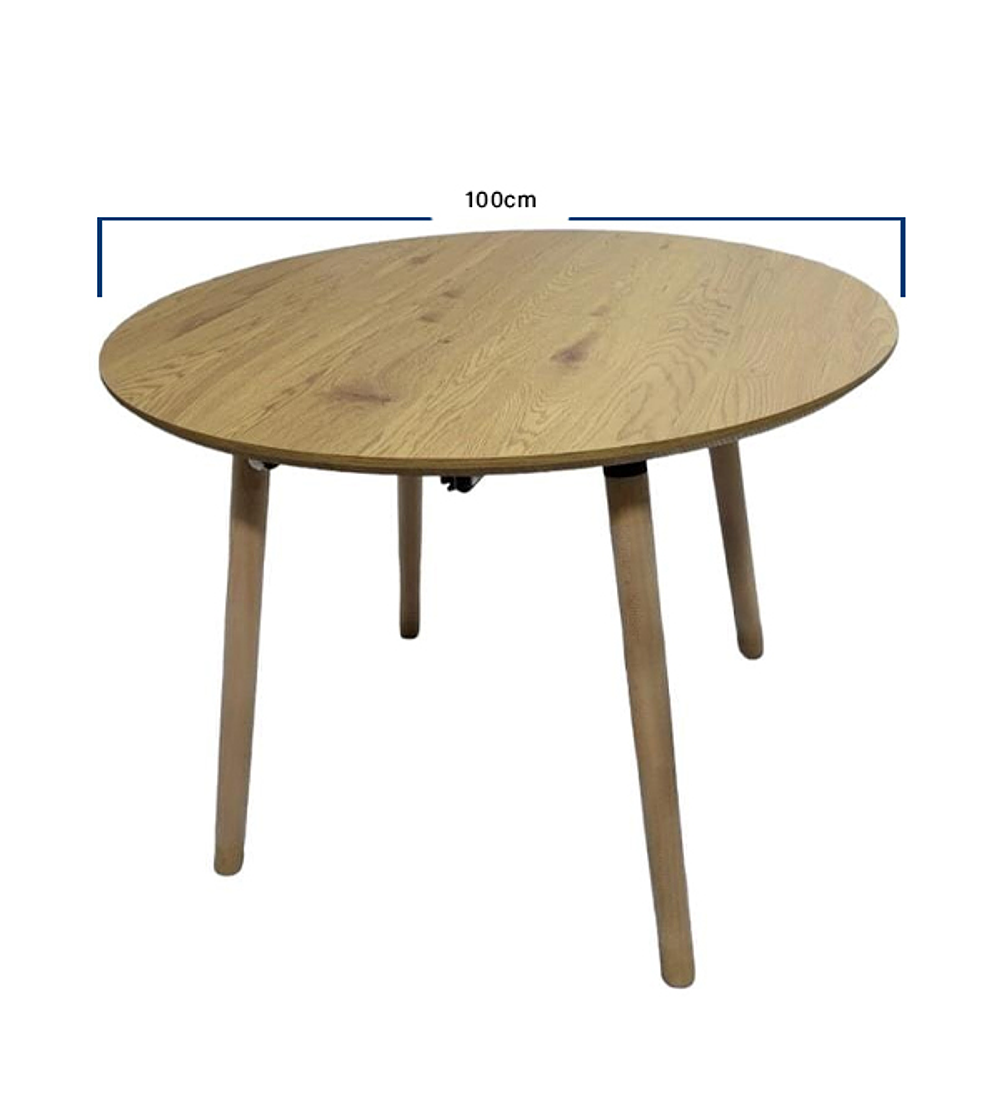 Comedor Mesa Expandible (100 - 180cms) + Sillas Bread Lino