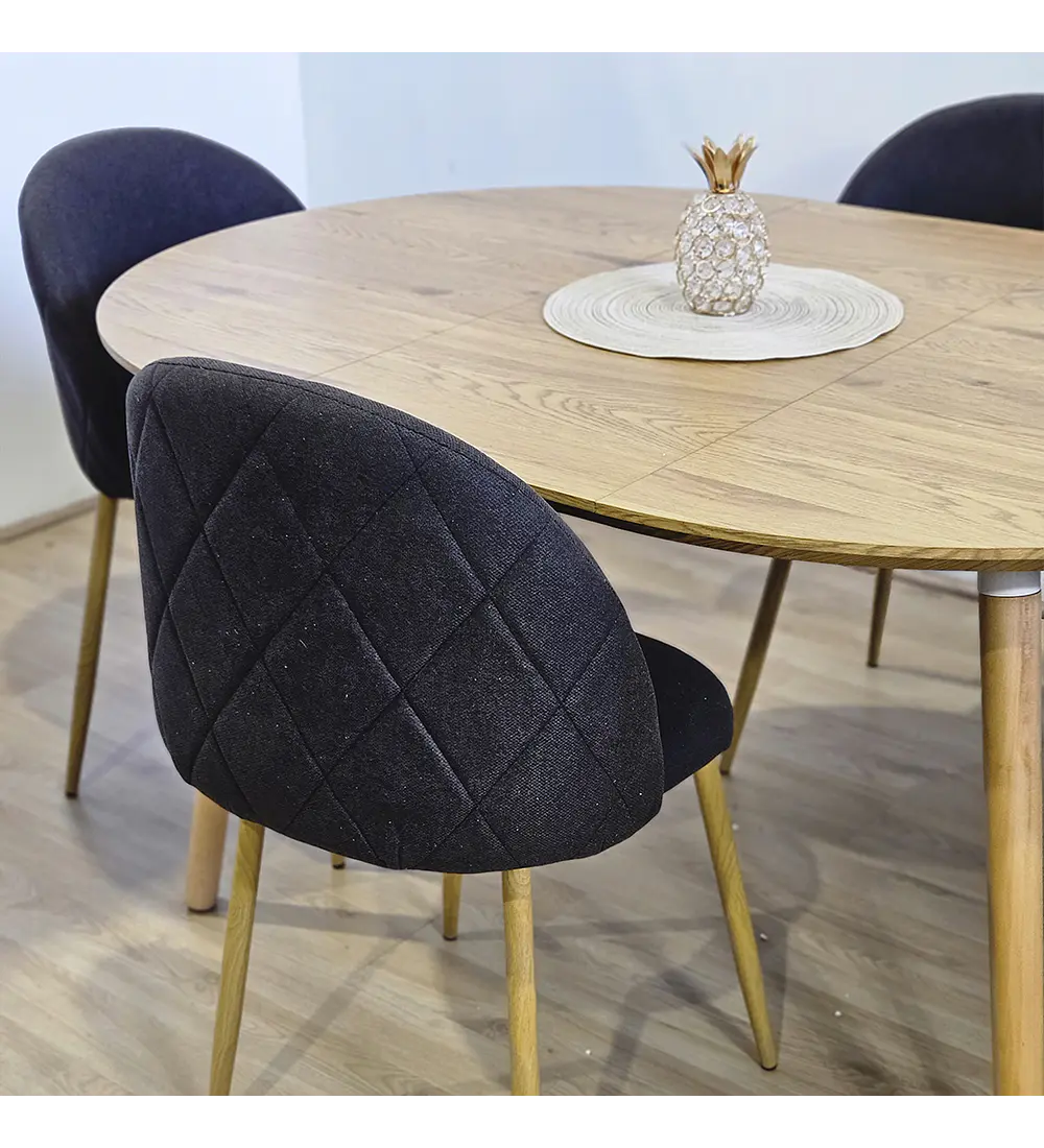 Comedor Mesa Expandible (100 - 180cms) + Sillas Bread Lino