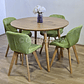 Comedor Mesa Expandible (100 - 180cms) + 6 Sillas Mariposa Velvet - Miniatura 4