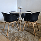 Comedor Mesa Eames Melamina Blanca 120cms + 4 Sillas Cup - Miniatura 6