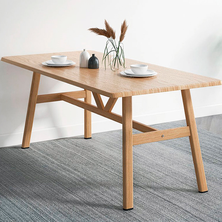 Mesa de comedor o cocina Wood Rectangular (120x70cm) 1