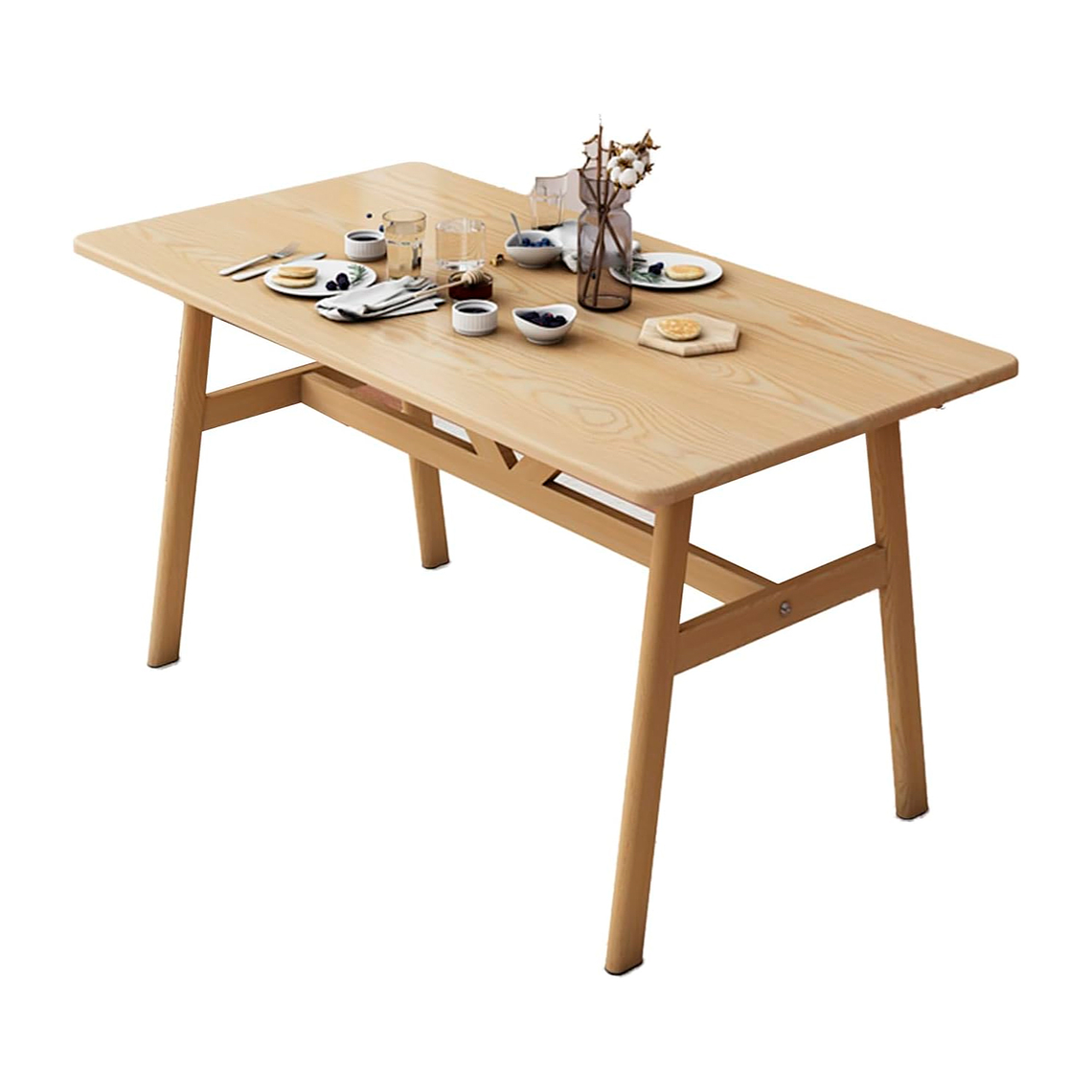 Mesa de comedor o cocina Wood Rectangular (120x70cm) 2