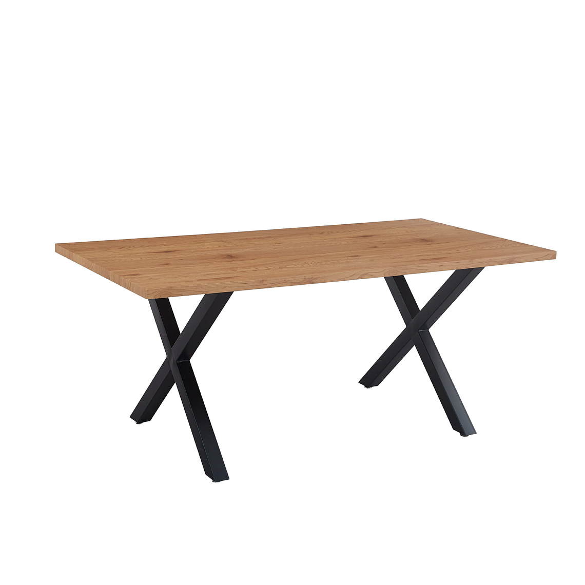 Mesa industrial Color Madera y Metal Cross (140x90cm) 3